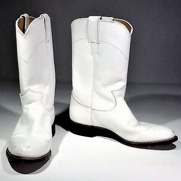justin white boots